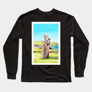 Chile, Isla De Pascua Long Sleeve T-Shirt